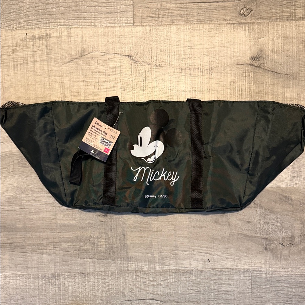 Disney Mickey shopping bag - Dark Green and Black